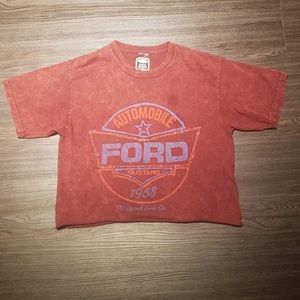 3/$6 Crop top Ford  shirt.